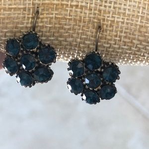 Pretty Blue Stone Earrings